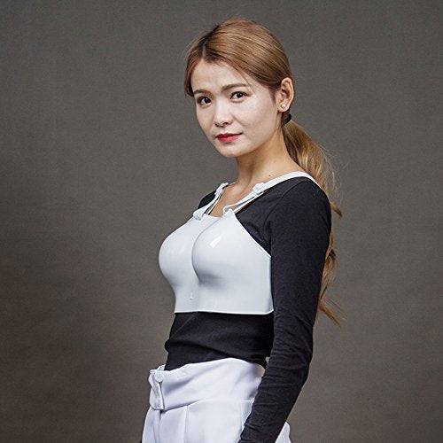 LEONARK Fencing Sport Hema 가슴 보호대 플라스트론 가슴 보호대 포일 에뻬 세이버 펜서 축구 럭비 배구 등 - size: Medium