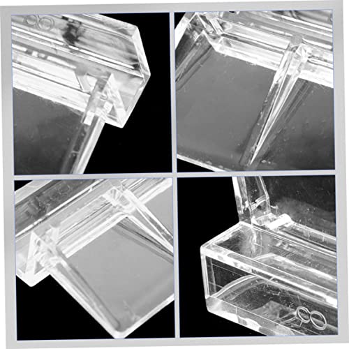MERRYHAPY 16Pcs Acrylic Aquarium Lid Support Racks Fish Tank Cover Holders Durable and Easy to Install for Preventing Fish from Jumping