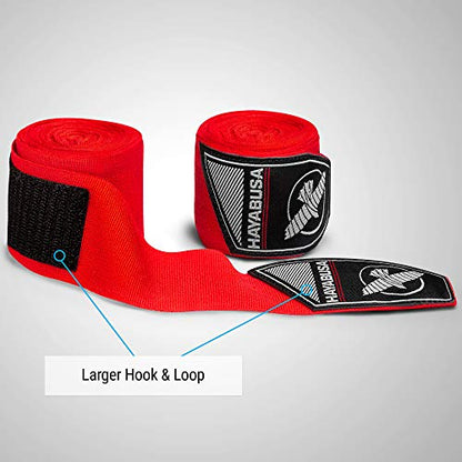 Hayabusa Boxing Hand Wraps for Kids Perfect Stretch 4.0 - color: Red
