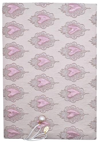 BLBMH A5 Fabric Book Cover for Paperback Journal Notebook Women - Love - color: Love, size: 8.3in