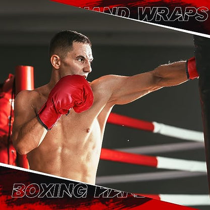 Kanayu 3 Pieces Boxing Headgear and 3 Pairs Gloves Set Shockproof Leather Boxing Helmet Safety Head Guard Punching Bag Gloves for Men Women Youth Beginners - color: Black, Blue, Red