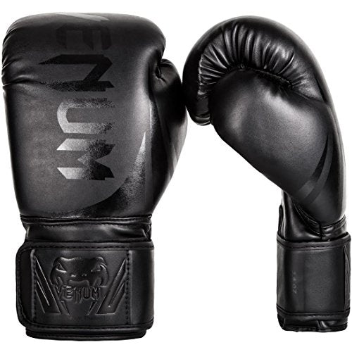 Venum Challenger Boxing Gloves - color: Black/Black, size: 12-Ounce, style: Challenger 2.0