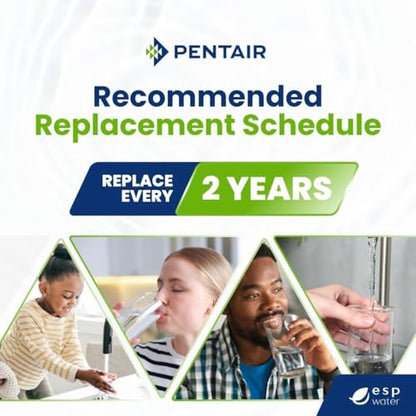 Pentair GRO-75EN RO Membrane 75 GPD with No Flow Control 4002575 – 1:1 Ratio High Efficiency TLC Encapsulated Reverse Osmosis Element with 1/4 Inch with Permeate Check Valve - size: 75 GPD No Flow Control