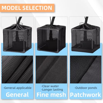 Fineday Pond Filter, 7" Fine Mesh Water Pump Barrier Bag Box Basket - size: 7 inch