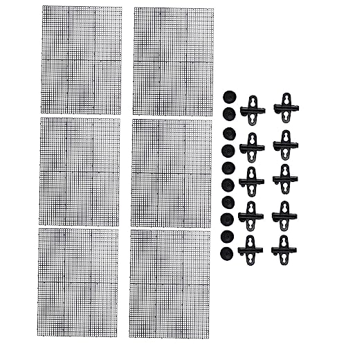 BESPORTBLE 1set Fish Tank Separator Set Aquarium Divider Cups Black Isolation Tray for Fish and Aggressive Separation