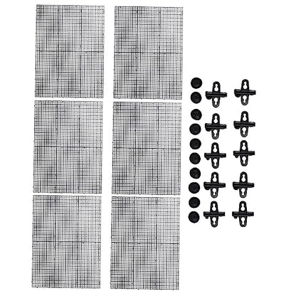 BESPORTBLE 1set Fish Tank Separator Set Aquarium Divider Cups Black Isolation Tray for Fish and Aggressive Separation