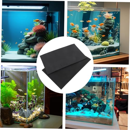 SUPVOX 2pcs Aquarium Fish Leveling Mat: 19.6 X 11.7 Inch Under Tank Mat - Non-Slip Shockproof Cushion for Aquarium Support Accessories