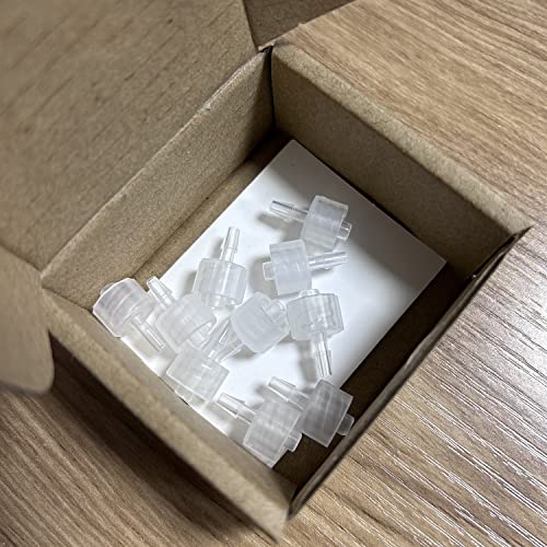 MEETOOT 10pcs Male Luer Lock 3/32" Polycarbonate Hose Barb Adapter for Laboratory Biochemical/Analytical Instruments, Food Machinery and Aquarium Equipment - size: 3/32Inch