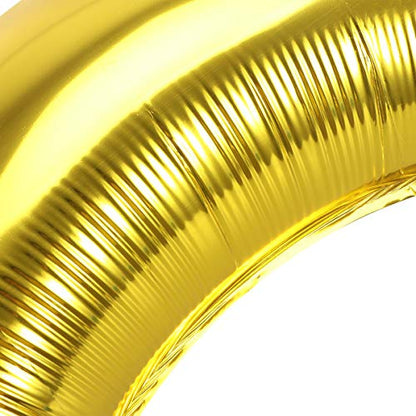 24 Inch Moon Foil Balloon Mylar Balloons for Baby Shower,Wedding,Party Decoration (6pcs,Gold)