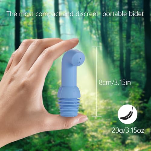 3 Pack Portable Bidet for Toilet, Travel, Hiking, Camping, Compatible with Every Bottle, Shattaf Bidet Sprayer