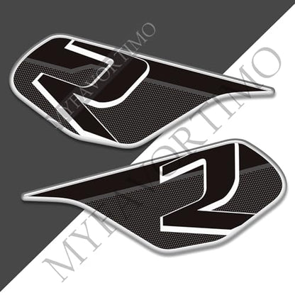 Motorcycle 3D Tank Pad Compatible with Triumph Street Triple Daytona 675 765R RS Stickers Gas Kit Knee Fish Bone Tank Pad Decals Fit for 675 765 R RS Stickers Decals Tank Protection Waterproof (A-25) - color: A-25