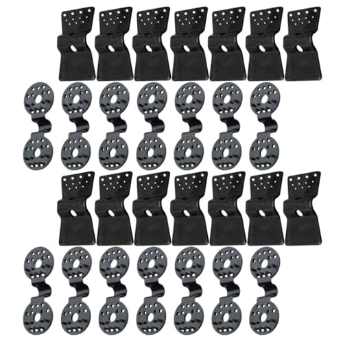 Toddmomy 30pcs Non Slip Mesh Buckle and Net Fixing Clips for Greenhouse Agricultural Film and Square Clamps, Sunshade Clamp for Garden, Backyard, and Farm Use