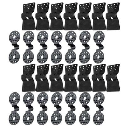 Toddmomy 30pcs Non Slip Mesh Buckle and Net Fixing Clips for Greenhouse Agricultural Film and Square Clamps, Sunshade Clamp for Garden, Backyard, and Farm Use