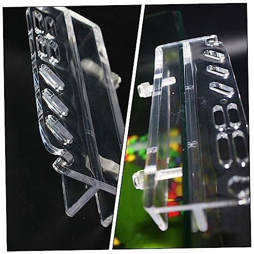 LIOOBO Aquarium Cleaning Supplies Tool Holder Rack Water Grass Tool Organizer Easy Install for Fish Tanks