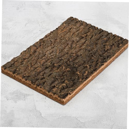 Abaodam Cork Bark Reptile Background for Terrarium Decor Natural Habitat Mat for Gecko Tank Climbing Surface Enhances Visual Depth and Water Quality Safety