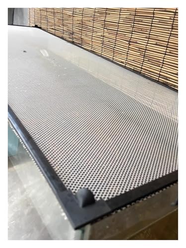 Home Fish Tank Protector from Cats, Magnetic Aquarium Cover Fish Tank Lid, Square Terrarium Top Covers Anti-Fish Jump Net with Corner Handles(L30xW25cm) - size: L30xW25cm