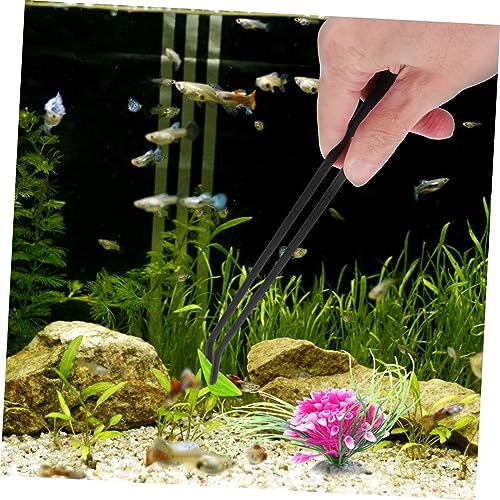 Abaodam 4Pcs Aquarium Cleaning Tool Manual Dropper and Tweezers Kit for Fish Tank Maintenance Pipette for Water Changes and Precision Tweezers for Plant Care
