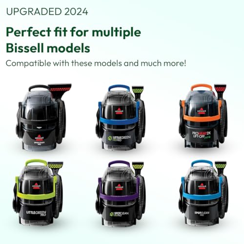 Upgraded Flexible Replacement Assembly Lift-Off Hose for Various Bissell Carpet Cleaners - Fits Models 2505, 3624, 2458, 2891, 3194, and 1565