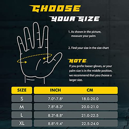 FREETOO Fingerless Workout Gloves for Men,Padded Palm Weight Lifting Gloves | Anti-slip Breathable Lightweight, Palm Protection, Gym Exercise Pull Up Training Calisthenics Sports Fitness - size: Large