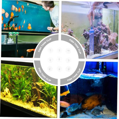 BESPORTBLE 40pcs Aquarium Oxygen Hose Cups Water Holders for Fish Tank Accessories Efficient Fixing for Air Pump Hoses Soft Design Easy Installation