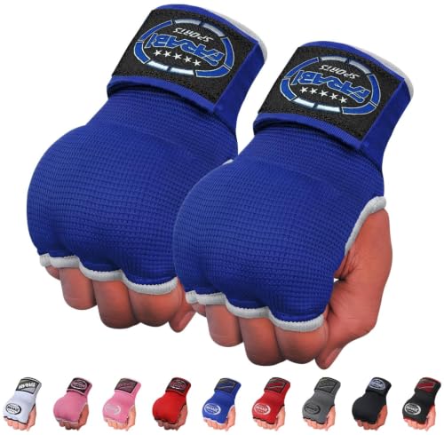 FARABI Kids Hybrid Boxing Inner Gloves Punching Boxing Gloves - color: All Blue
