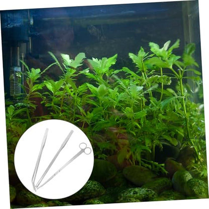 BESPORTBLE Aquarium Cleaning Essentials Scissors Tweezers Spatula Tool for Aquascaping Maintenance