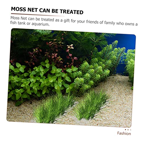 2pcs Aquatic Mesh Sturdy Mesh Pad Mesh Nets Aquarium Cleaners Aquarium Filter Pad Aquarium Mesh Pads Aquatic Wall Mesh Bendable Net Stainless Steel Plant Stand Multifunction - size: 20x10cm
