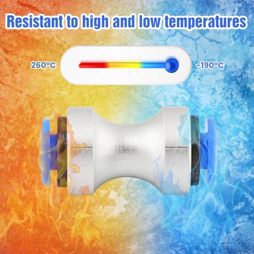 4pcs PTFE Tube Connector for Bam-bu Lab, Plastic Metal Mixed Feed Connectors, PTFE Feed Tube Connector for A1/A1MINI/P1P/P1S/P2S/X1/X1C/X1E/H2D/H2S, 3D Printer Parts 3D Accessories