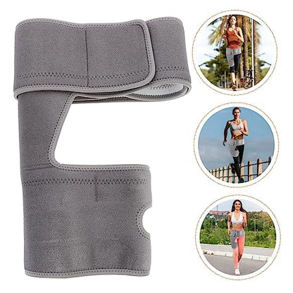 SHERCHPRY Adjustable Hip Guard Protector for Sports Groin Safety Belt Compression Support for Weightlifting and Athletic Use Prevent Muscle Strains and Injuries
