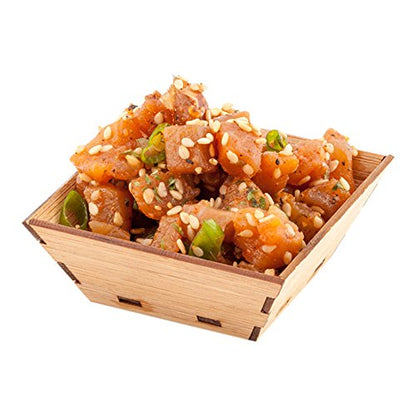 Restaurantware 1.5 Ounce Appetizer Cups 100 Square Mini Dessert Cups - Durable Disposable Bamboo Tasting Bowls Sustainable For Snacks And Samples - color: Brown, size: 1.5 oz