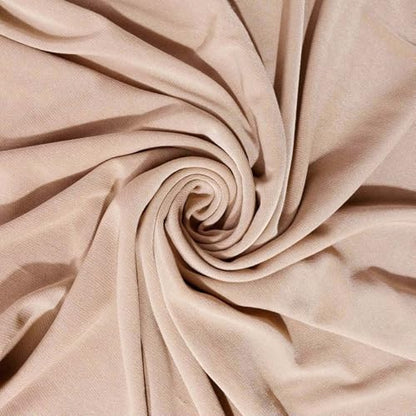 Instant Hijab Ready To Wear Hijab Scarf for Women Soft Long Muslim Jersey Hijabs Head Scarf for Prayer Abaya - color: Khaki