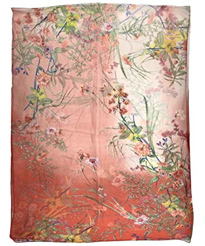Xyueanlo Scarfs for Women Lightweight Scarves Fashion Print Floral Pattern Scarf Shawls - color: F-red
