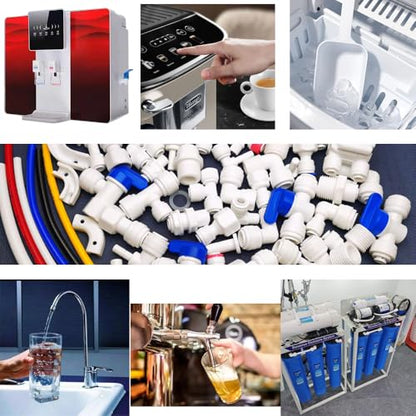 Malida OST-7544 Male Thread Tee Water Filter Tubing Fittings, Push to Connect 1/4" NPT Male Thread x 1/4" OD Tube x 1/4" OD Tube,5pcs. - size: 1/4"NPT x 1/4"OD Tube x 1/4"OD Tube