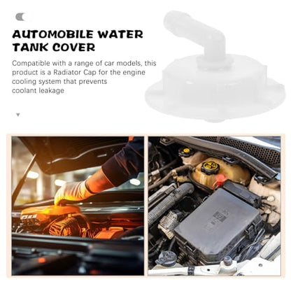 SOLUSTRE Coolant Reservoir Cap Replacement Radiator Reservoir Tank Cap for Auxiliary Water Tank Cover Durable Plastic Quick Fit