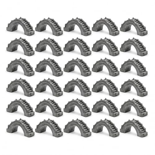 30PCS Miniature Bridge Resin Arch Bridge Model for Aquarium | Detailed Mini Scale Mini Resin Arch Bridge Figurines For Dollhouse Scenes Aquariums Diy Crafts