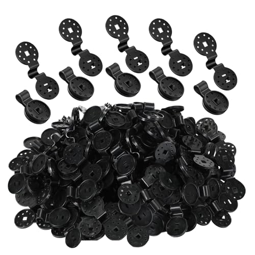 100-Pack Shade Cloth Clips, Lock Grip, Heavy Duty Tarp Clips, UV-Resistant Canopy Fasteners, Non-Slip Grip For Netting/Greenhouse, Windproof Sunshade Clamps - size: Large size 10*3.8cm