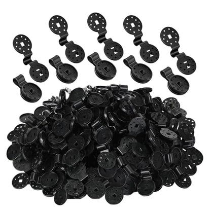 100-Pack Shade Cloth Clips, Lock Grip, Heavy Duty Tarp Clips, UV-Resistant Canopy Fasteners, Non-Slip Grip For Netting/Greenhouse, Windproof Sunshade Clamps - size: Large size 10*3.8cm