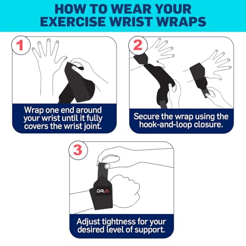Dr. Arthritis Doctor Developed Wrist Brace, Wrist Wraps for Tendonitis, Hand Support, Ideal for Fitness, Weightlifting (Pair) - style: Wrist Brace - W/out thumb loop 2 pack