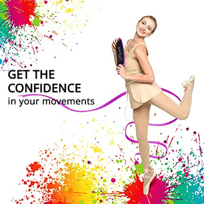 Ballet Turning Spin Board for Dance and Figure Skating. Portable Training Equipment for Dance. Make Your Turns, Pirouette and Balance Better. - color: Pink with carry bag