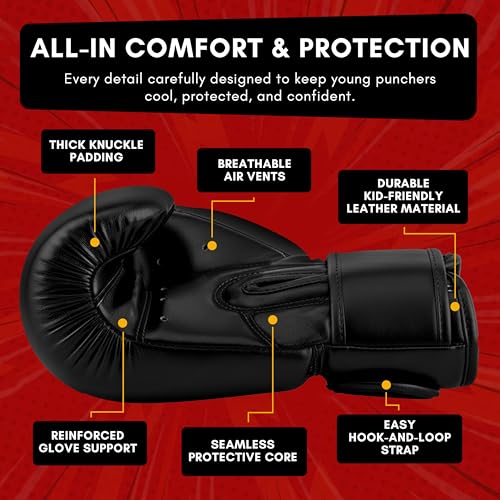Bundle - Suction Cup Punching Bag for Adults and for Kids Plus Boxing Gloves for Kids