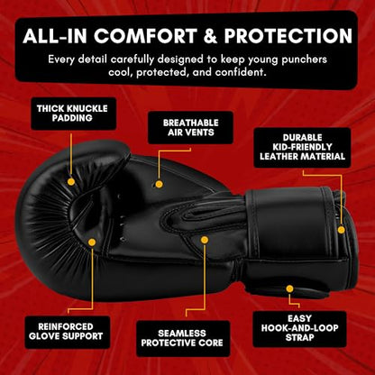 Bundle - Suction Cup Punching Bag for Adults and for Kids Plus Boxing Gloves for Kids