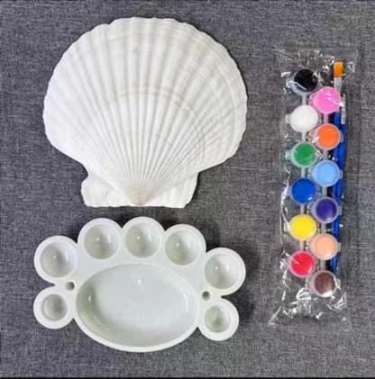 SEAJIAYI 10 PCS Large Scallop Shells 4-5 inch Natural White Scallop Shells from Sea Beach for DIY Craft Decor - size: XL-LARGE