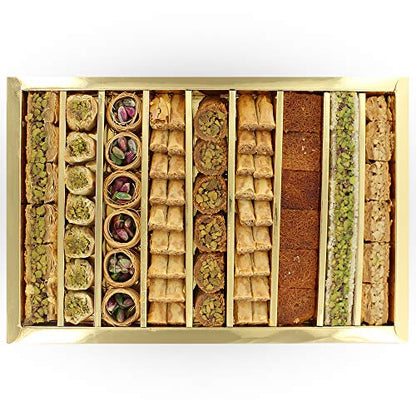 Anabtawi Assorted Arabic Baklava Gift Box - 800g, No Preservatives