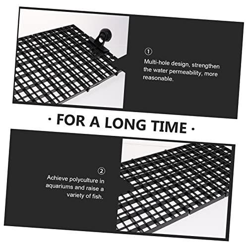 Happyyami 1set Fish Tank Divider Isolation Mesh Cups for Fish Breeding High Permeability Design Easy Installation Set