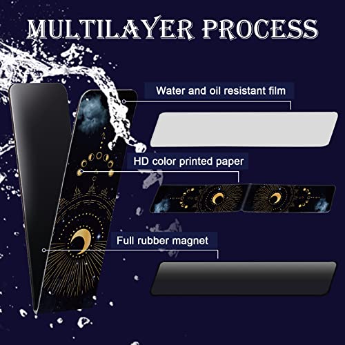 Sinmoe 30 Pieces Magnetic Bookmarks Space Moon Galaxy Magnetic Bookmark Page Clip for Kids Teens Book Students Teachers Lovers Reading Gifts, School Office Accessories, Party Favors, 10 Styles