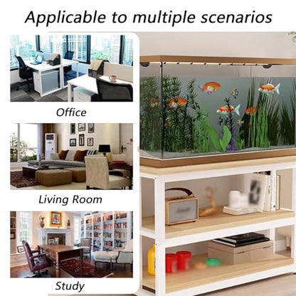 Three-Tier Reinforced Aquarium Stand, Storage Aquarium Base, Easy to Clean, Suitable for Living Room/Office/Study(55x35cm/21.7x13.8in)
