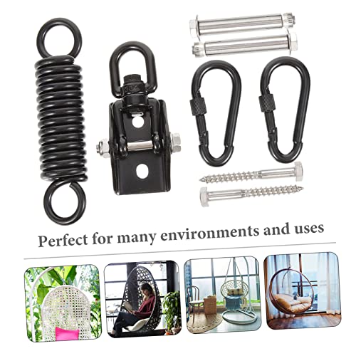 Kisangel Heavy Duty Stainless Steel Hanger Set for Punching Bags Easy to Install Resistant Bracket for Home Use Smooth Rotating Design for Sandbags and Hammocks