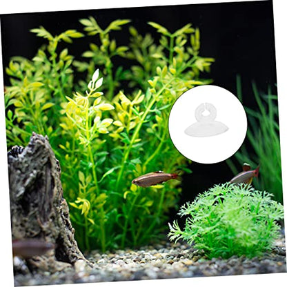 GANAZONO 25pcs Aquarium Airline Holder Cups Tubing Support for Fish Tank Accessories for Shrimp Breeders and Aquarium Enthusiasts