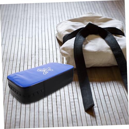 Thickened PU Taekwondo Kick Pad for Thigh Protection Curved Martial Arts Strike Shield Multipurpose Kickboxing and Thai Pads for Professional and Home Boxing Training