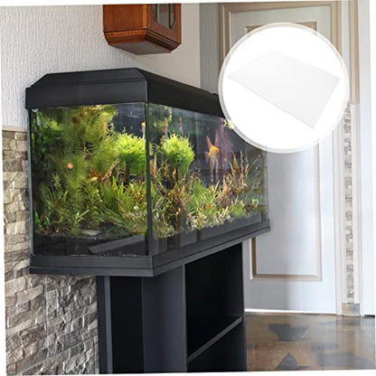 GALPADA Thickened Aquarium Bottom Mat Non- Fish Tank Cushion Pad for Shock Absorption and Heat Insulation Fish Tank Mat for Home Use - color: White